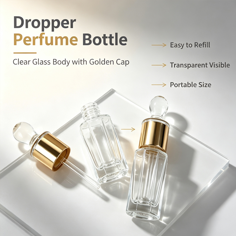 Perfume Imperium Fragrance World - ขวดแก้วแบบหยดขนาด 12 มล. สำหรับน้ำมันหอมระเหย อโรมาเธอราพี หยดตา