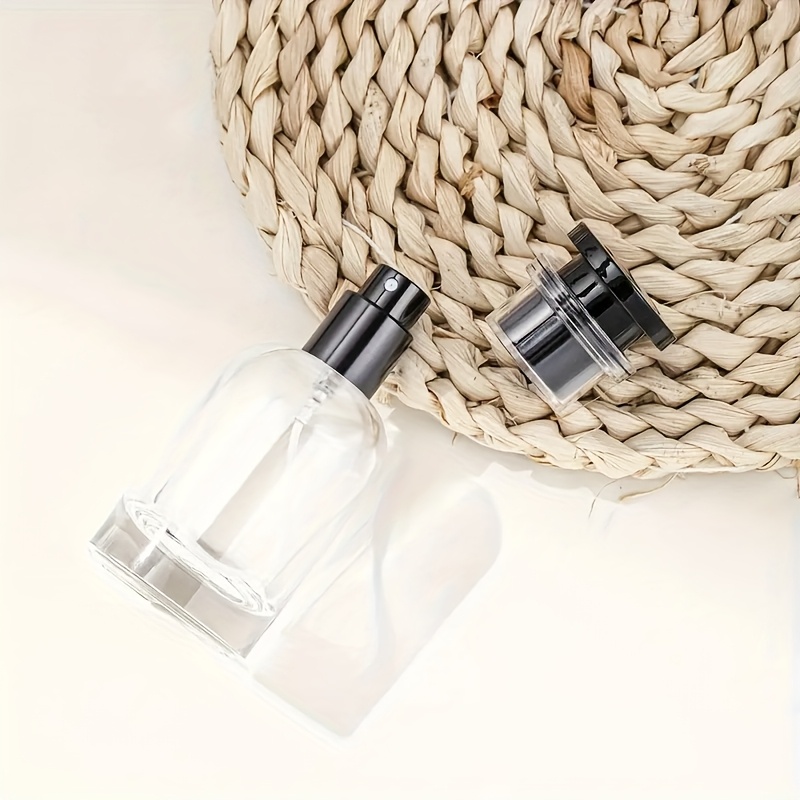 Perfume Imperium Fragrance World - ขวดสเปรย์น้ำหอมแบบพกพาขนาด 30 มล. สำหรับเดินทาง ขวดเปล่าใสสำหรับใส่โคโลญจน์ ขวดแก้วพ่นสเปรย์แบบพกพาสำหรับโทนเนอร์และเครื่องสำอาง