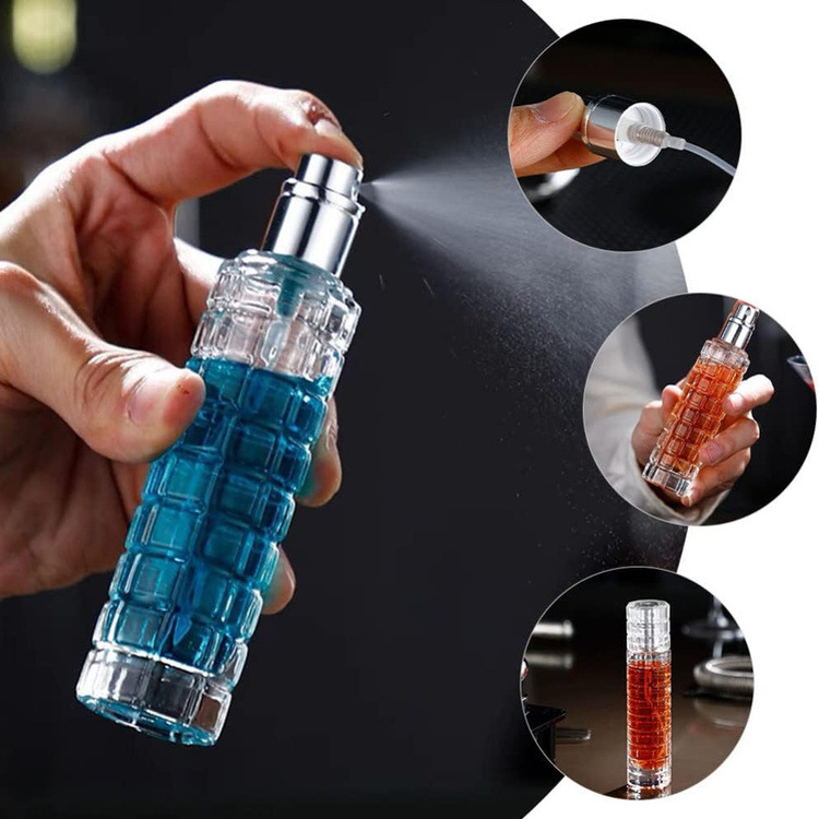 Perfume Imperium Fragrance World - 2 PC แก้วสเปรย์ขวดประณีตเติมน้ําหอม Atomizer สเปรย์ขวด 30ml