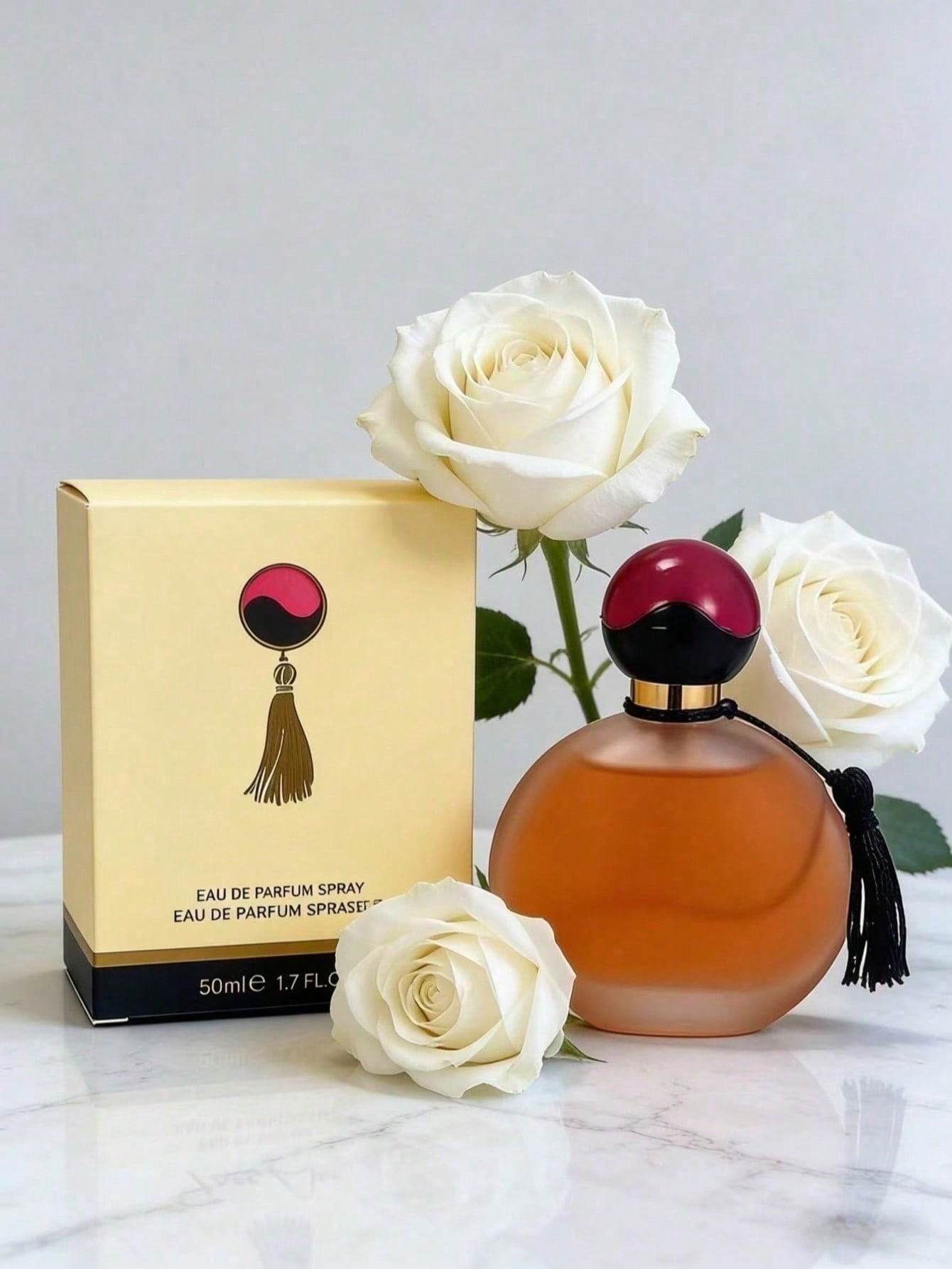Pure Perfume Fragrance - น้ำหอมวินเทจทรงกลมแบบพู่ห้อย กลิ่นหอมติดทนนาน กลิ่นไม้หอมแบบโอเรียนทัล ของขวัญสุดหรูสำหรับผู้ชายและผู้หญิง