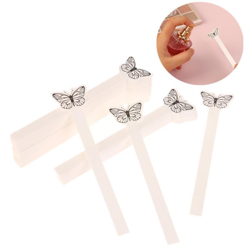 กระดาษทดสอบน้ำหอมรูปผีเสื้อ 10 - Perfume Fragrance Essence บทวิจารณ์และราคา