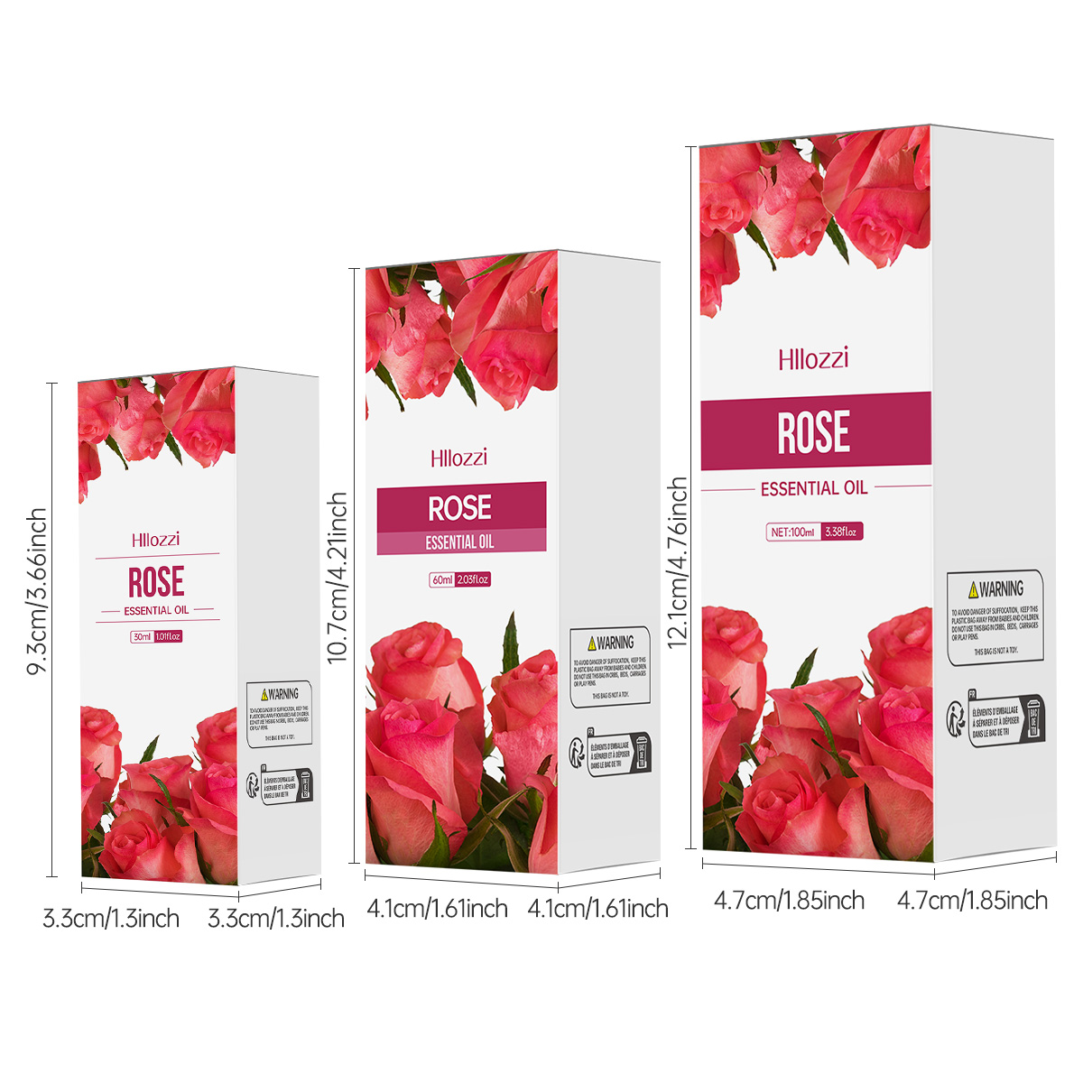 100 ml/60 ml/30 ml rose น้ํามั - Perfume Fragrance Moisturizer บทวิจารณ์และราคา