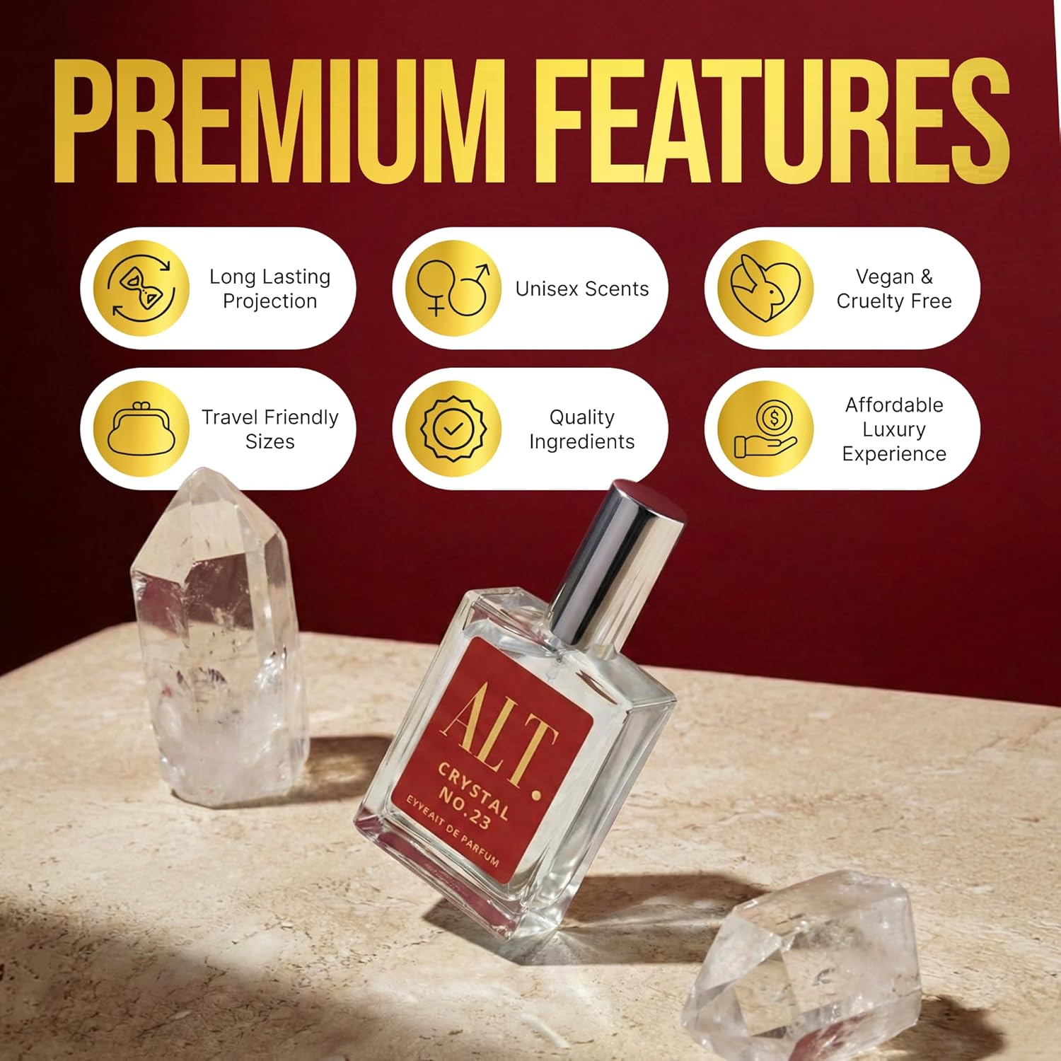 ALT. น้ำหอมคริสตัลหมายเลข 23 – - Pure Perfume Fragrance บทวิจารณ์และราคา